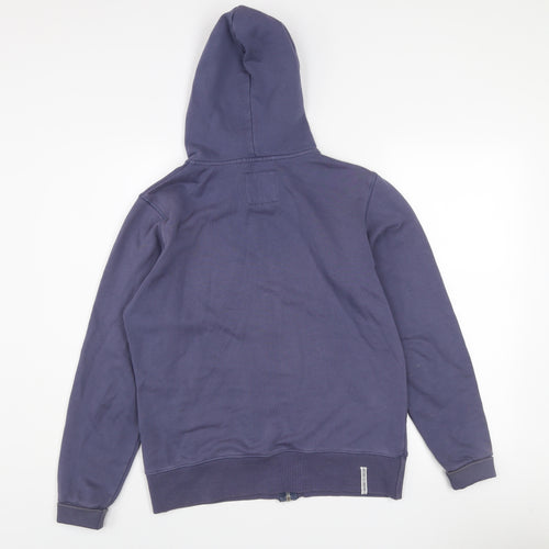 Berghaus Women's Blue Full Zip Hooded Cotton Jacket Size 12