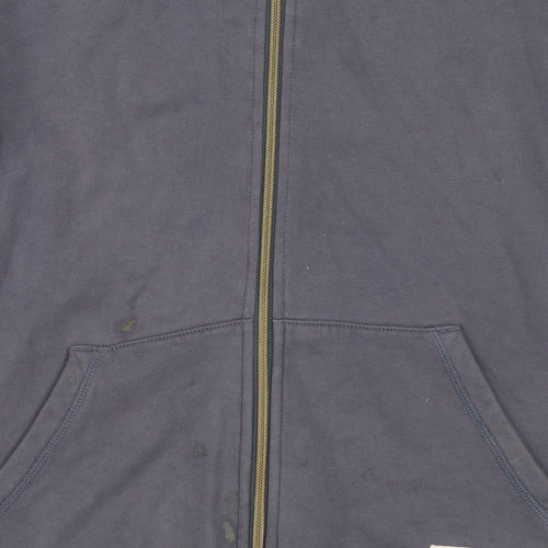 Berghaus Women's Blue Full Zip Hooded Cotton Jacket Size 12
