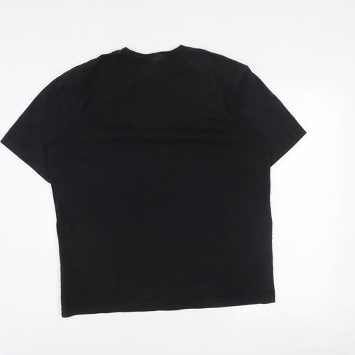 Adidas Men's Black Adventure Graphic Short Sleeve T-Shirt Size M