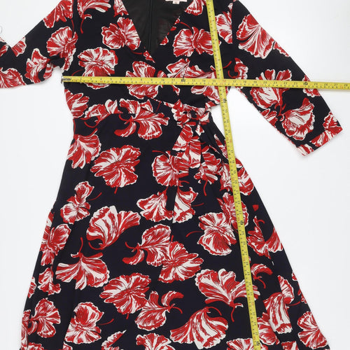 Emily & Me London Women's Multicoloured Size 10 Fit & Flare Dress