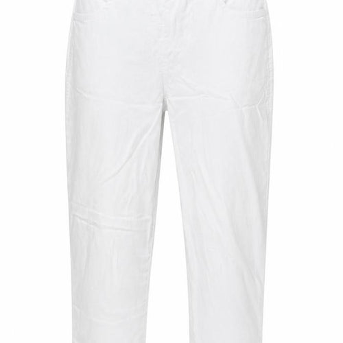 Dunnes Stores Women’s White Viscose Blend Stretch Trousers Size L