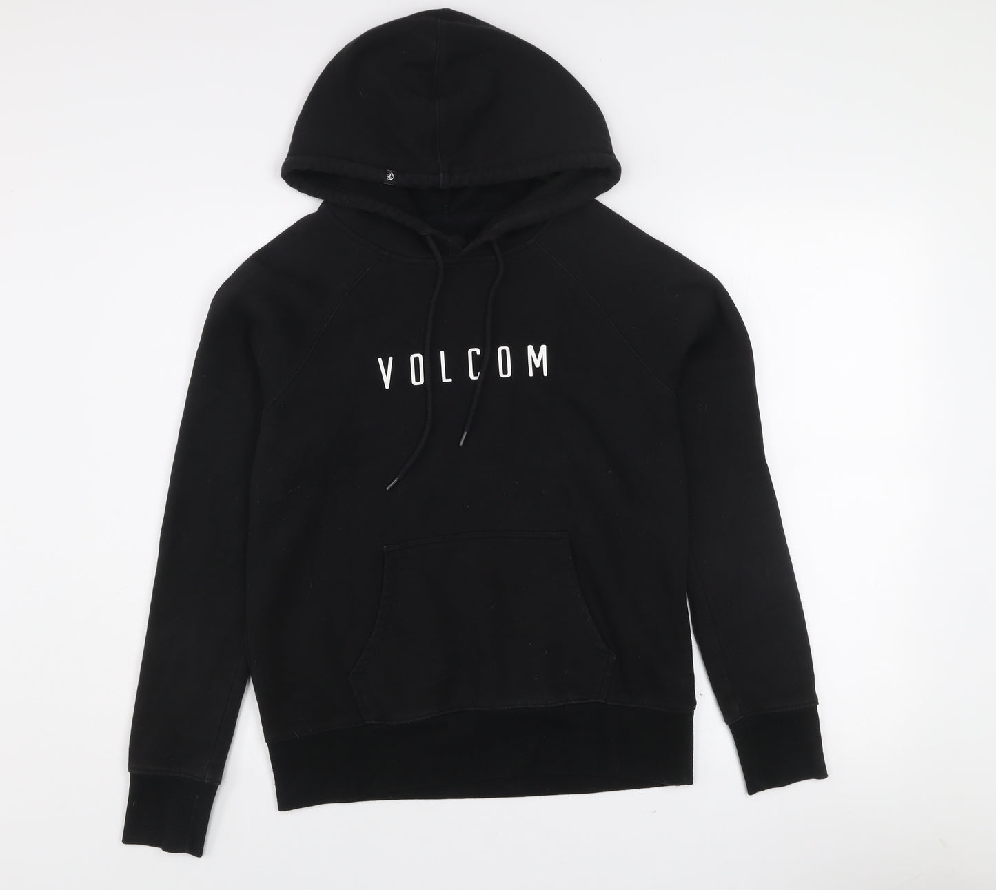 Volcom Women's Black Pullover Hoodie Size S Cotton Blend