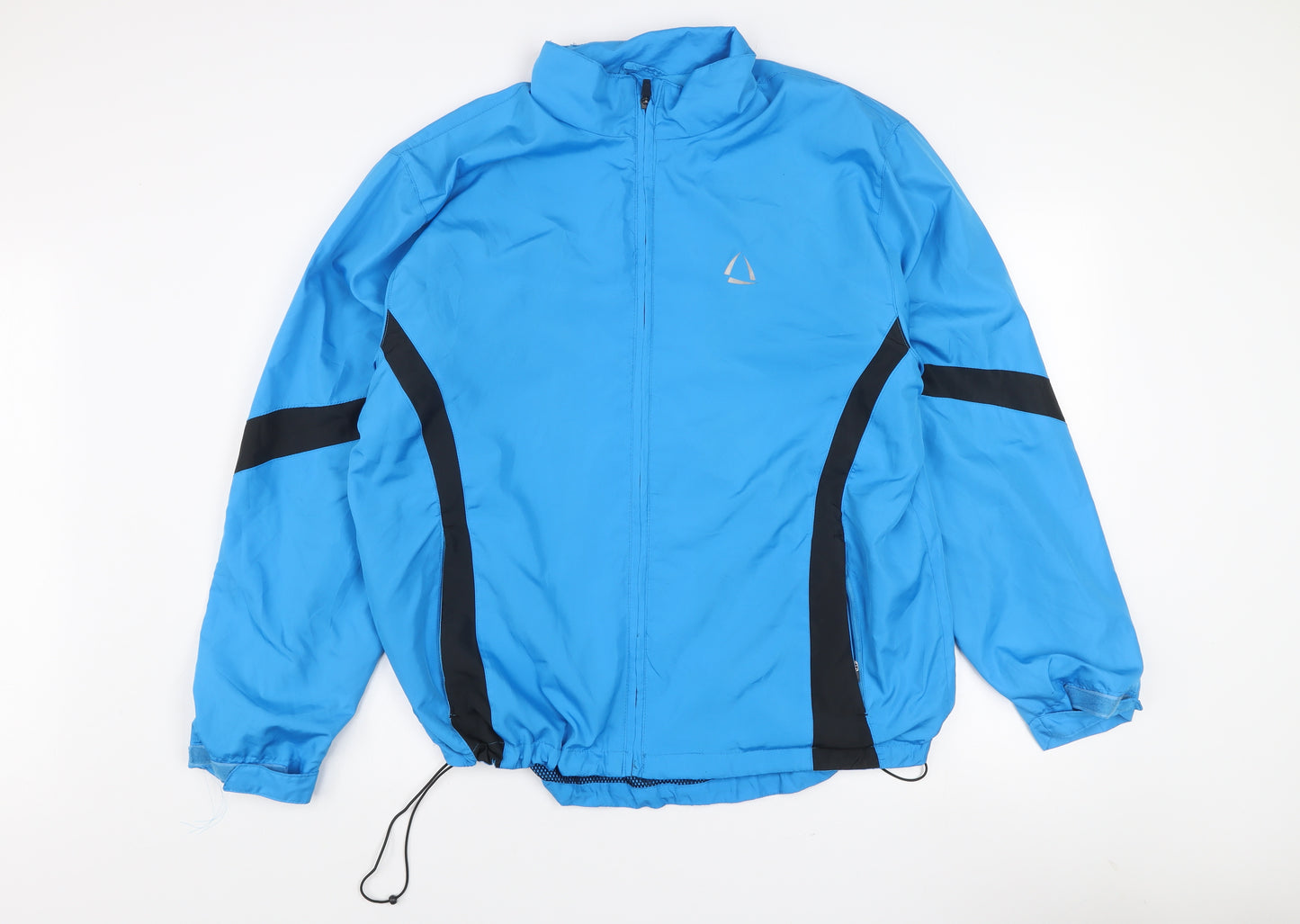 Crivit Men's Blue Lightweight Windbreaker Jacket L Regular Fit