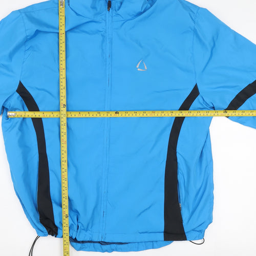 Crivit Men's Blue Lightweight Windbreaker Jacket L Regular Fit