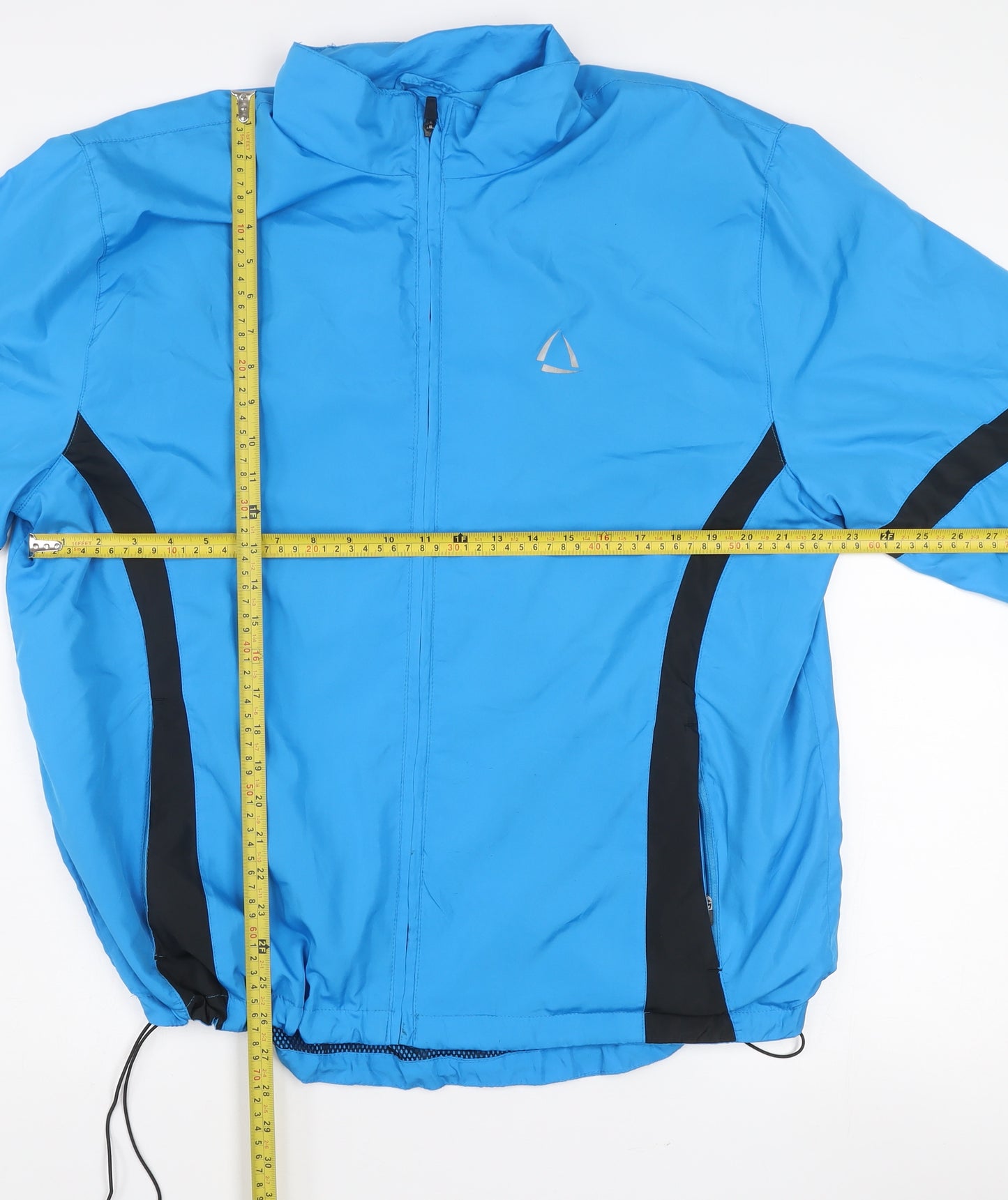 Crivit Men's Blue Lightweight Windbreaker Jacket L Regular Fit