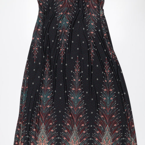 Stella Morgan Multicoloured Paisley Sleeveless V-Neck Casual Top Size 16