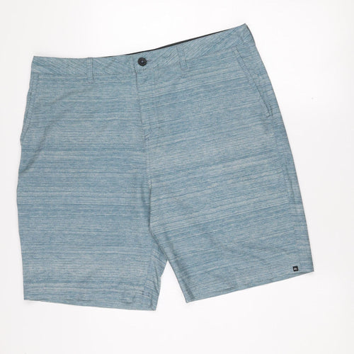 Quiksilver Men's Blue Amphibian Chino Shorts Size 38 Quick Dry