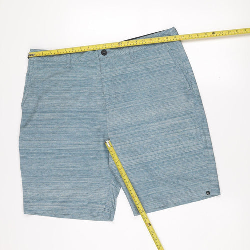 Quiksilver Men's Blue Amphibian Chino Shorts Size 38 Quick Dry
