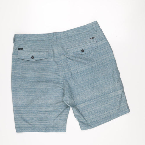 Quiksilver Men's Blue Amphibian Chino Shorts Size 38 Quick Dry