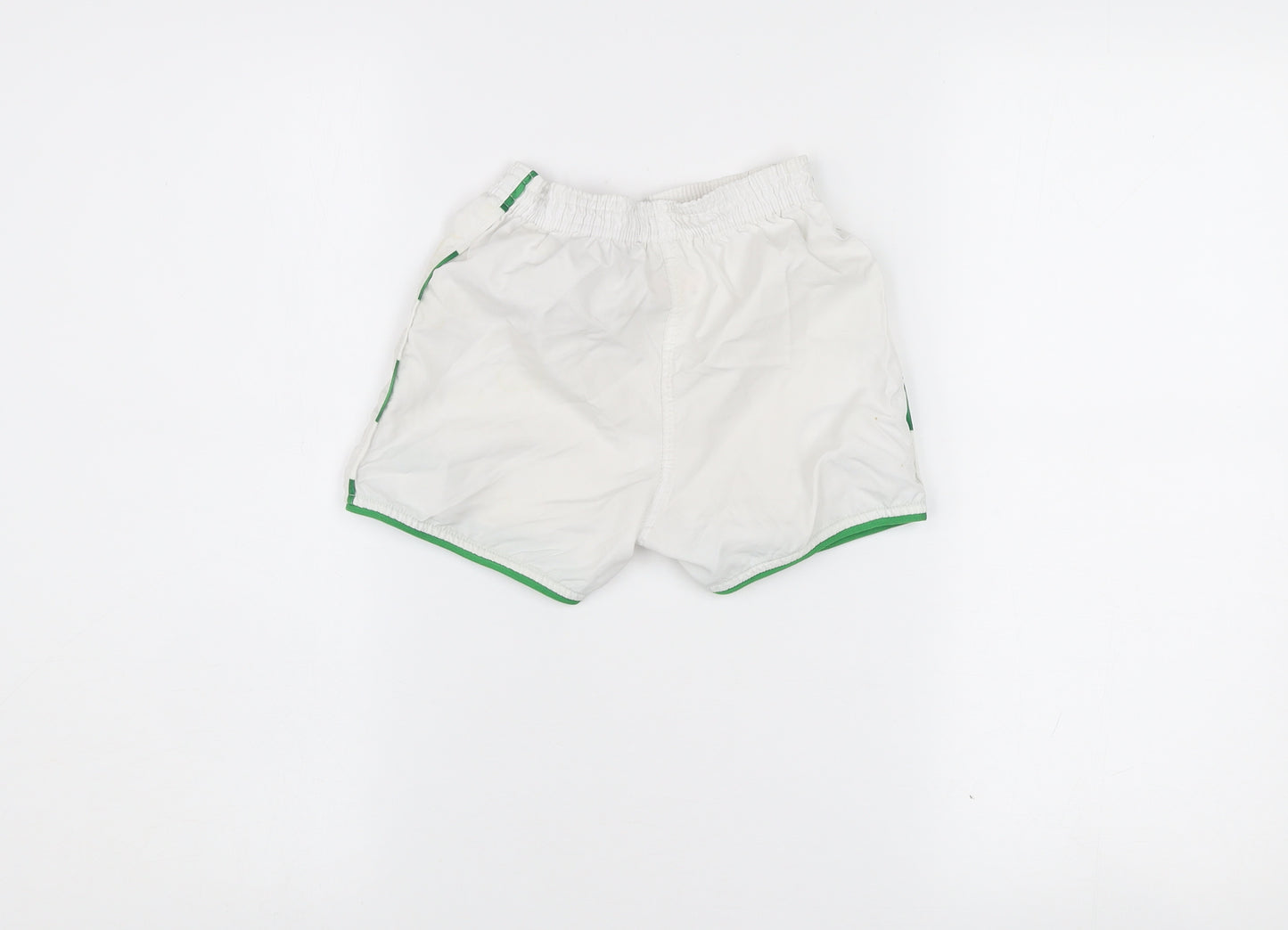 Umbro Unisex Baby White Sports Shorts 24 Months Lightweight Activewear