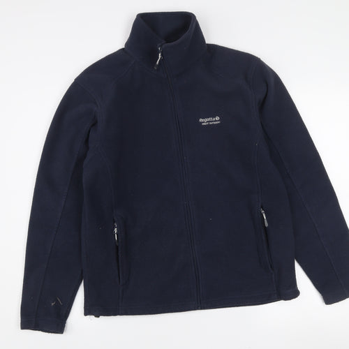 Regatta Women's Blue Fleece Full Zip Outdoor Jacket Size S