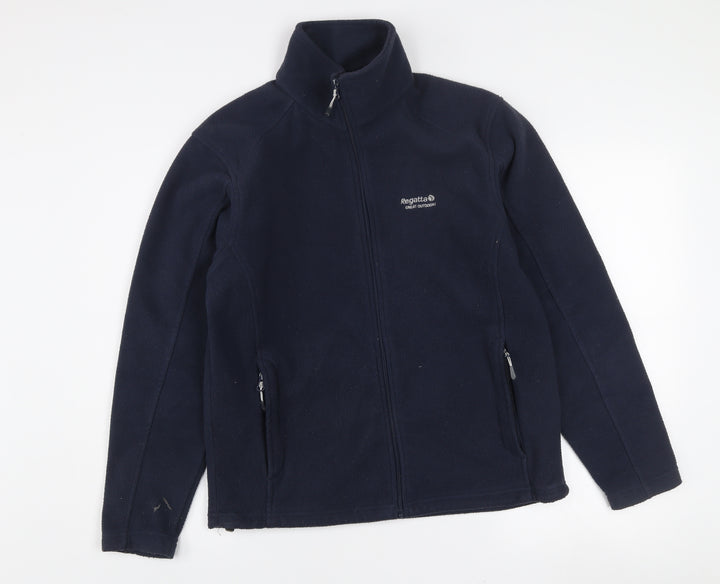 Regatta Women's Blue Fleece Full Zip Outdoor Jacket Size S