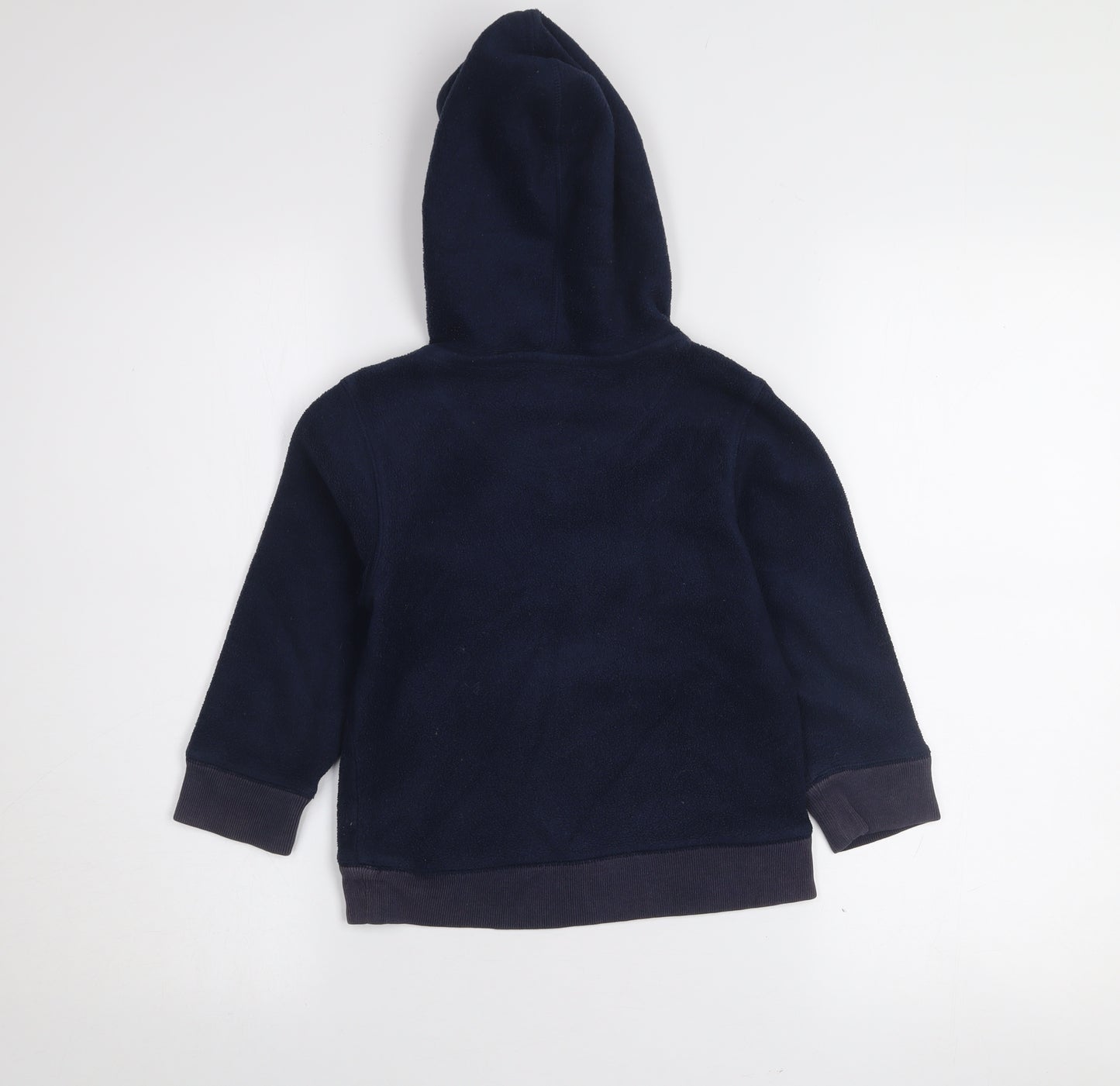 BabyGap Boys Navy Blue Pullover Hoodie Fleece 5 Years Athletic Dept Logo