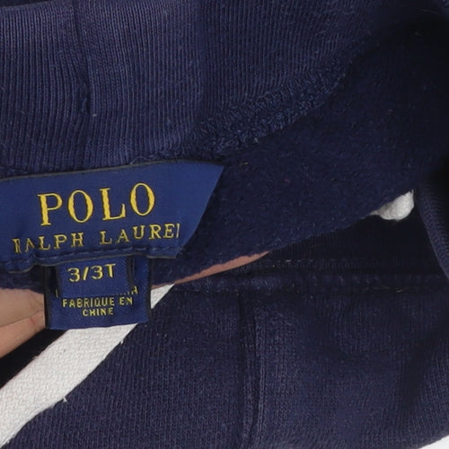 Polo Ralph Lauren Boys Blue Jogger Sweatpants 3 Years Cotton Blend