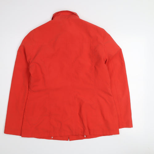Marks and Spencer Women’s Red Buttoned Twill Jacket UK 12