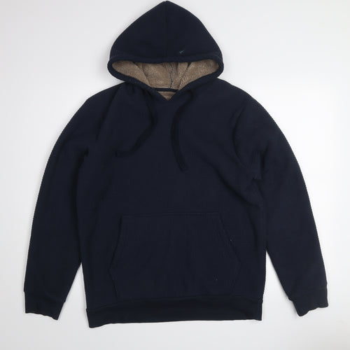 Dunnes Stores Women Navy Small Pullover Hoodie 100% Polyester