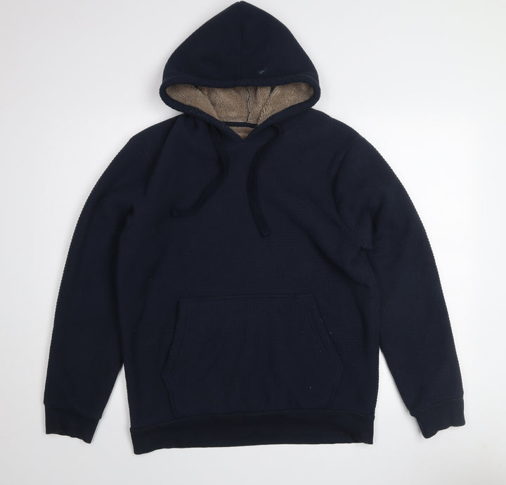 Dunnes Stores Women Navy Small Pullover Hoodie 100% Polyester