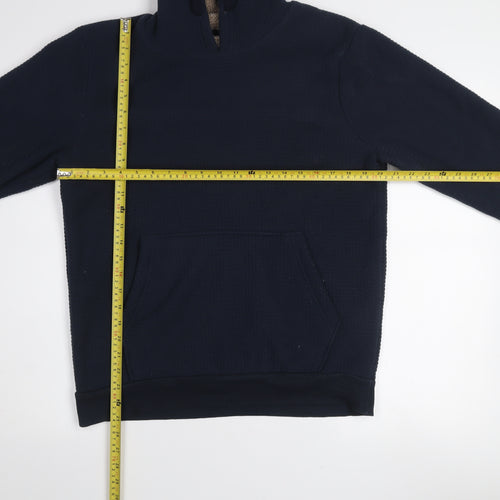 Dunnes Stores Women Navy Small Pullover Hoodie 100% Polyester
