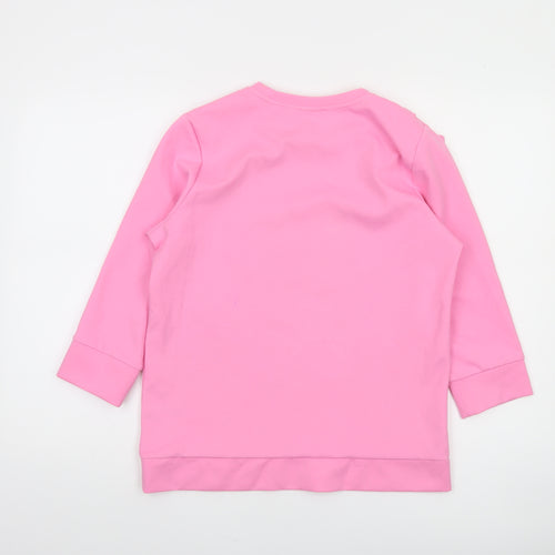 Savida Pink Bow Pullover Sweatshirt Medium Womens Casual
