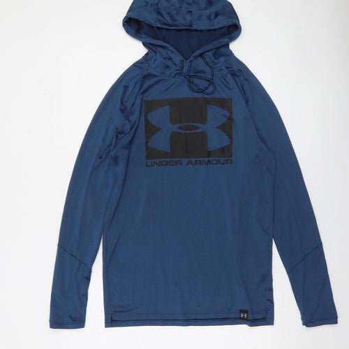 Under Armour Men's Blue Long Sleeve Hooded Training Top Size S