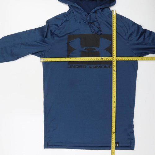 Under Armour Men's Blue Long Sleeve Hooded Training Top Size S