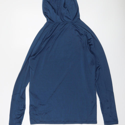 Under Armour Men's Blue Long Sleeve Hooded Training Top Size S