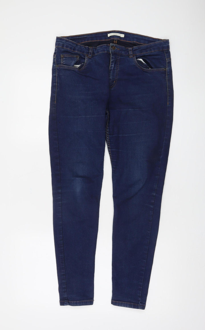 b.young Women's Blue Skinny Stretch Jeans Size 10