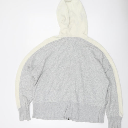 Champion Women’s Grey Full Zip Hoodie 1X Cotton Blend Athleticwear