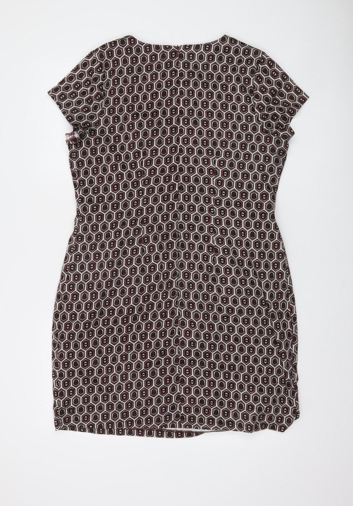 Marc Angelo Women’s Multicoloured Geometric Sheath Dress Size 16