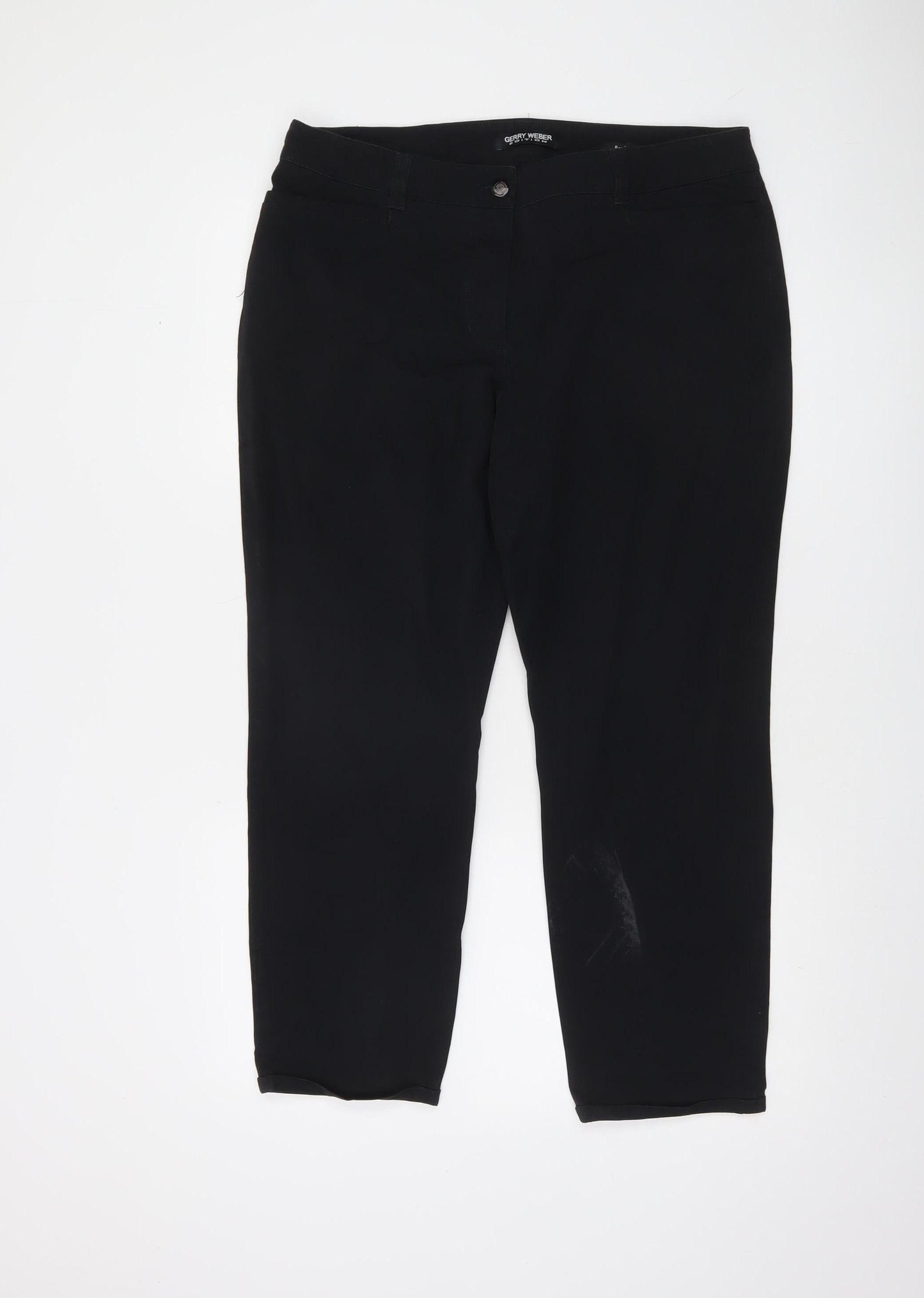 Gerry Weber Women’s Black Size 16 Ronja 7/8 Ankle Trousers