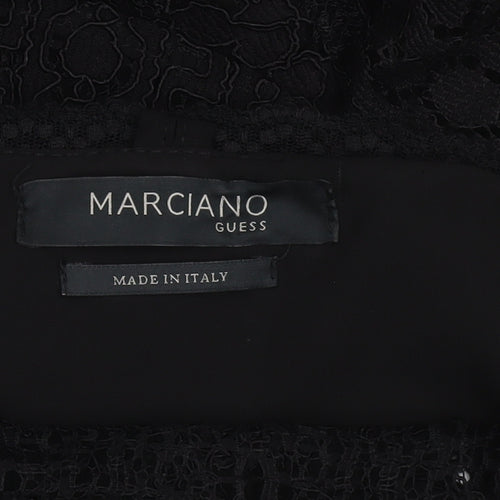 Marciano Guess Women's Black Lace Bodycon Dress Size 14
