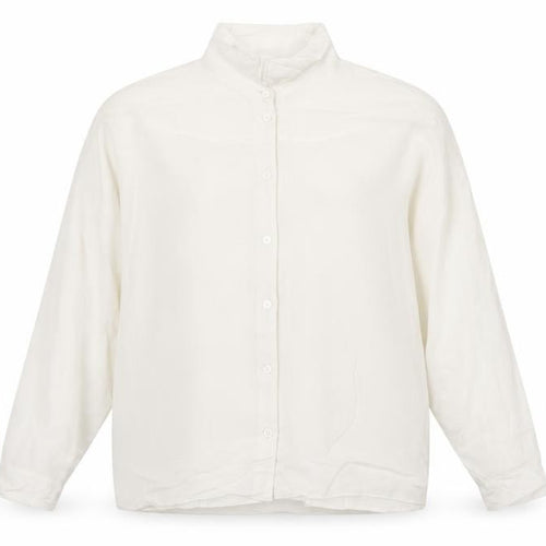 ASOS Women’s White Viscose Long Sleeve Button-Up Shirt Size 10