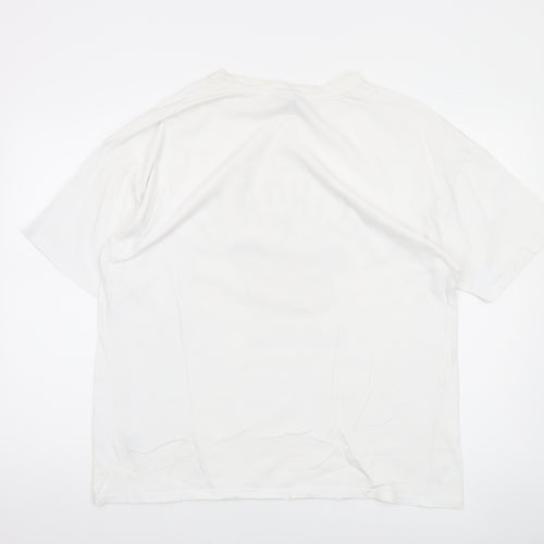 Berkeley University White Men's L T-Shirt California Graphic Print