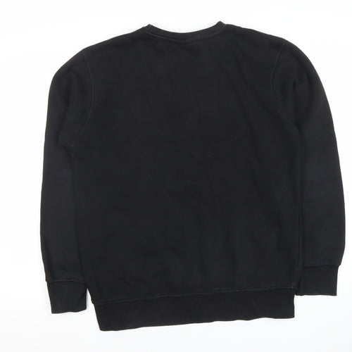 Nicce Men's Black Small Logo Crew Neck Sweatshirt
