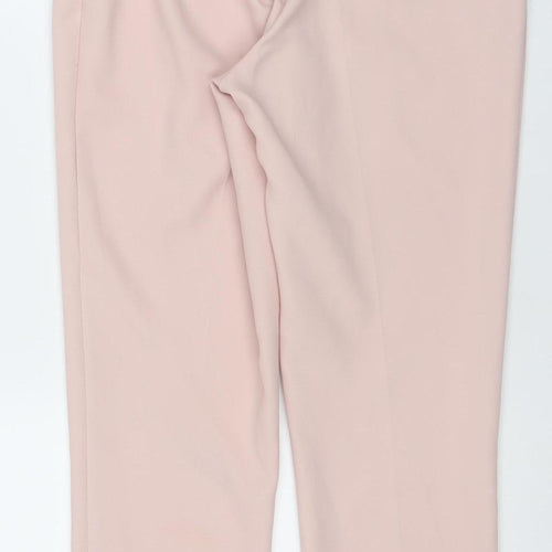 Miss Selfridge Women’s Pink Slim Fit Trousers Size 10 Stretch Workwear