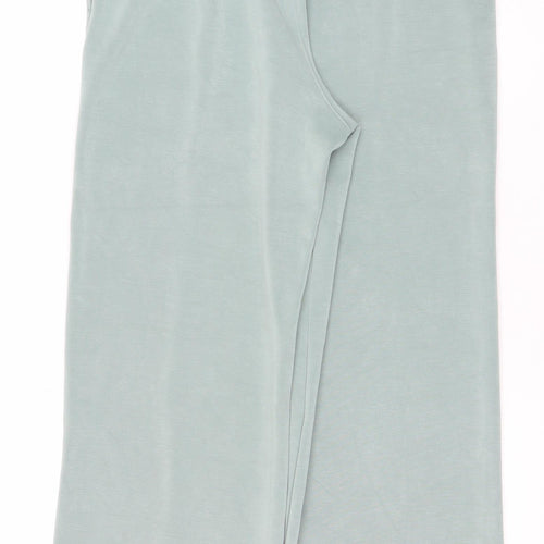 Dunnes Stores Women’s Green Wide-Leg Elastic Waist Trousers Size M