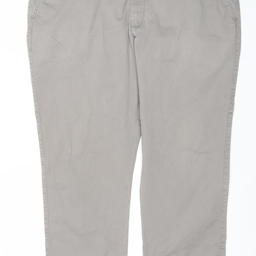 Dunnes Stores Men's Beige Chino Trousers 42W 32L Regular Fit
