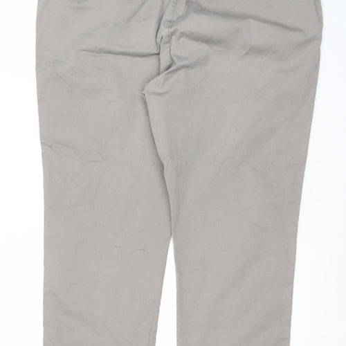 Dunnes Stores Men's Beige Chino Trousers 42W 32L Regular Fit