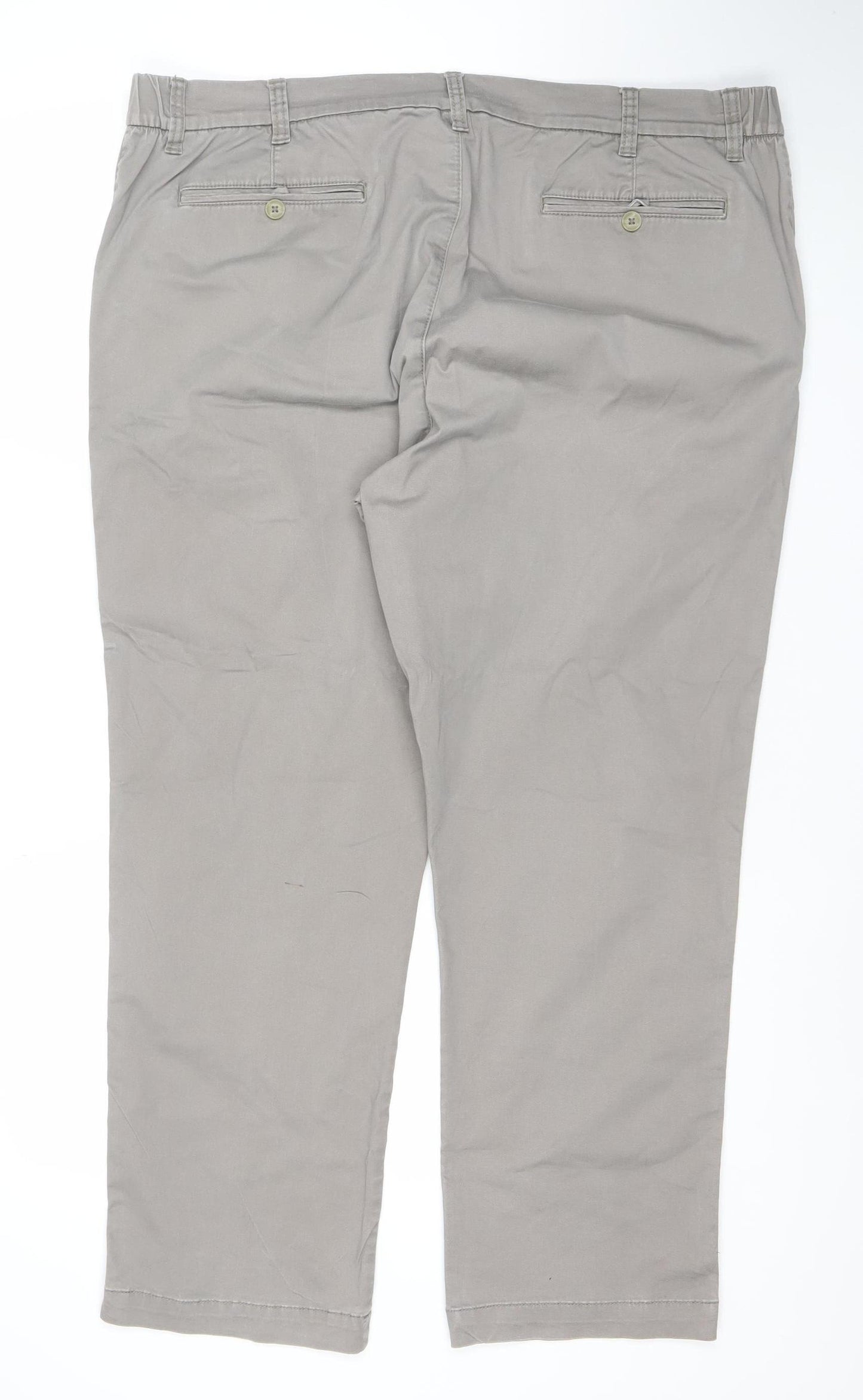 Dunnes Stores Men's Beige Chino Trousers 42W 32L Regular Fit