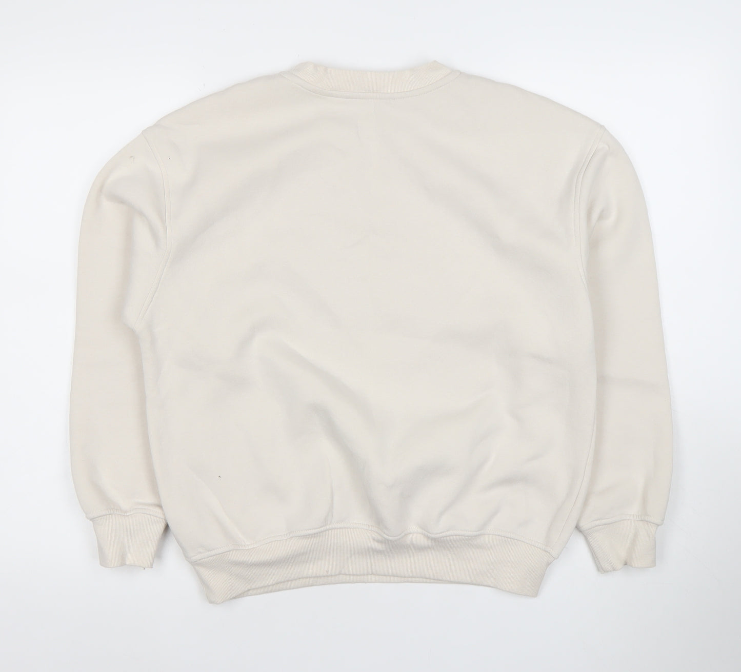 Dunnes Women Beige XS Graphic Paris Print Pullover Sweatshirt
