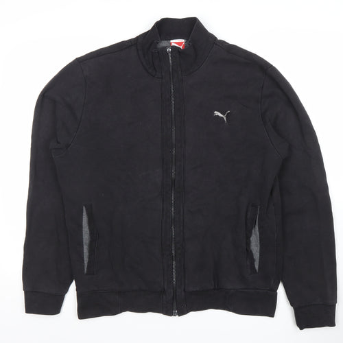Puma Men's Black Full Zip Sweatshirt Size L Sports Fleece Jacket