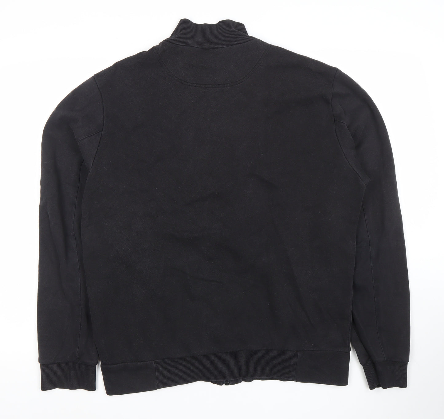 Puma Men's Black Full Zip Sweatshirt Size L Sports Fleece Jacket