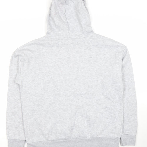 Disney Women’s Grey Hoodie Minnie Mouse Print Size 10/12 Pullover