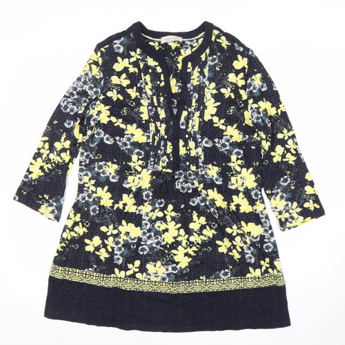 Marks and Spencer Per Una Women's Multicoloured Floral Shift Dress UK 14