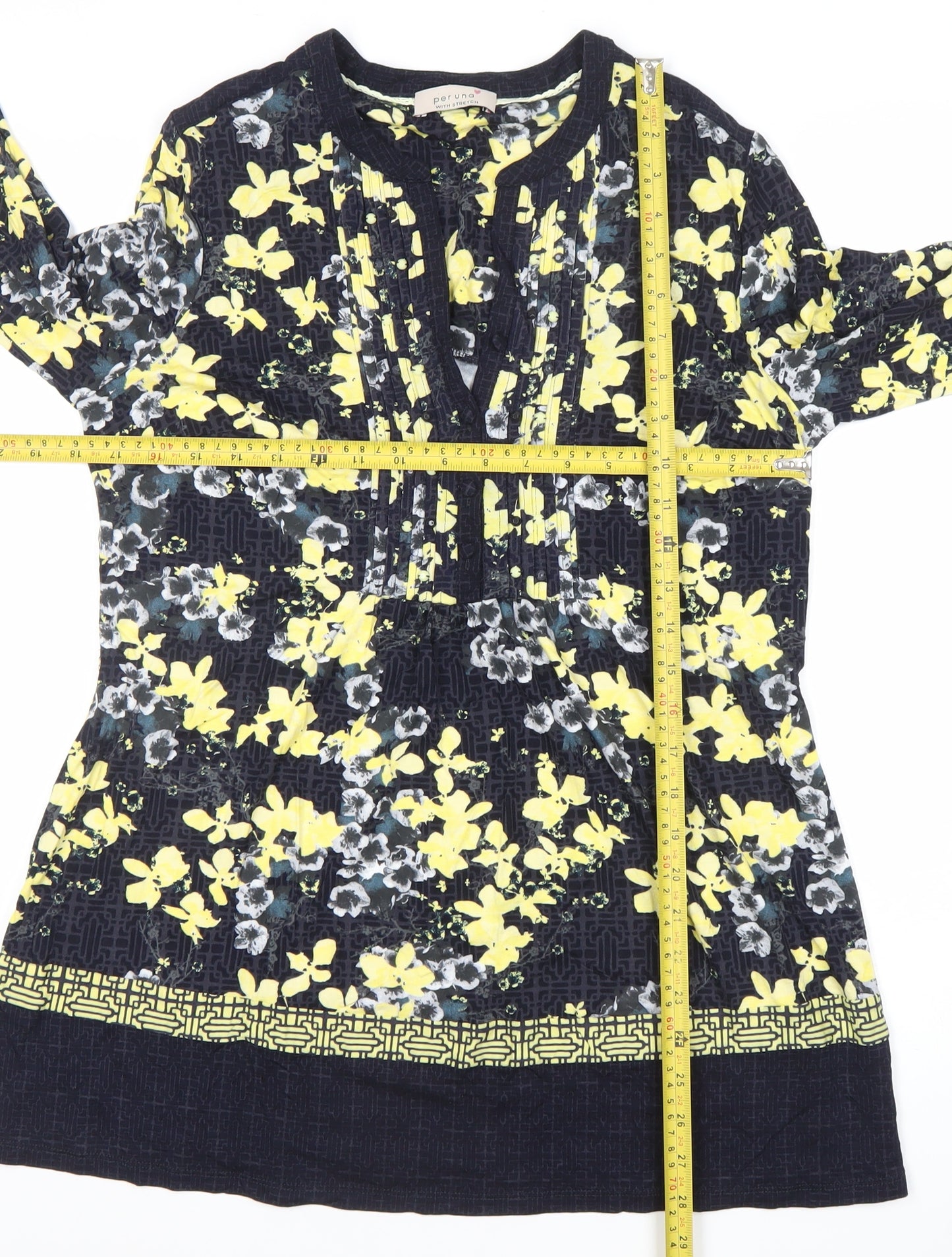 Marks and Spencer Per Una Women's Multicoloured Floral Shift Dress UK 14