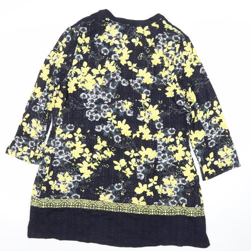 Marks and Spencer Per Una Women's Multicoloured Floral Shift Dress UK 14