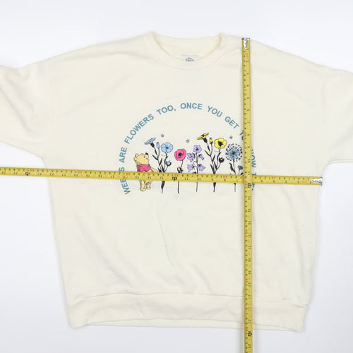 Disney Winnie the Pooh Cream Graphic Sweatshirt Women S Primark
