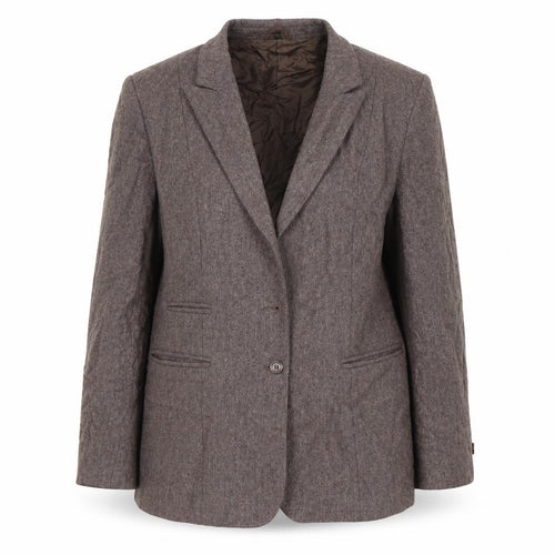 Your Sixth Sense Women’s Brown Tweed Wool Blend Blazer Size 16