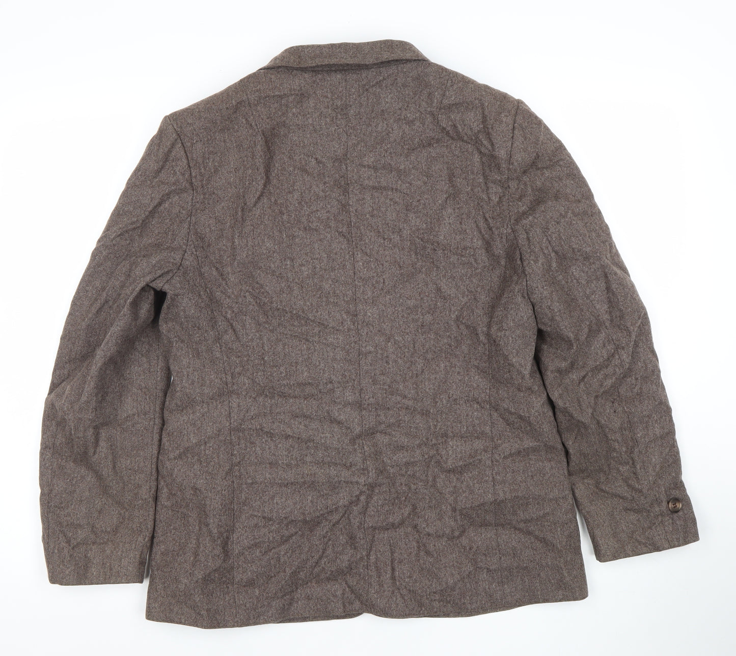 Your Sixth Sense Women’s Brown Tweed Wool Blend Blazer Size 16