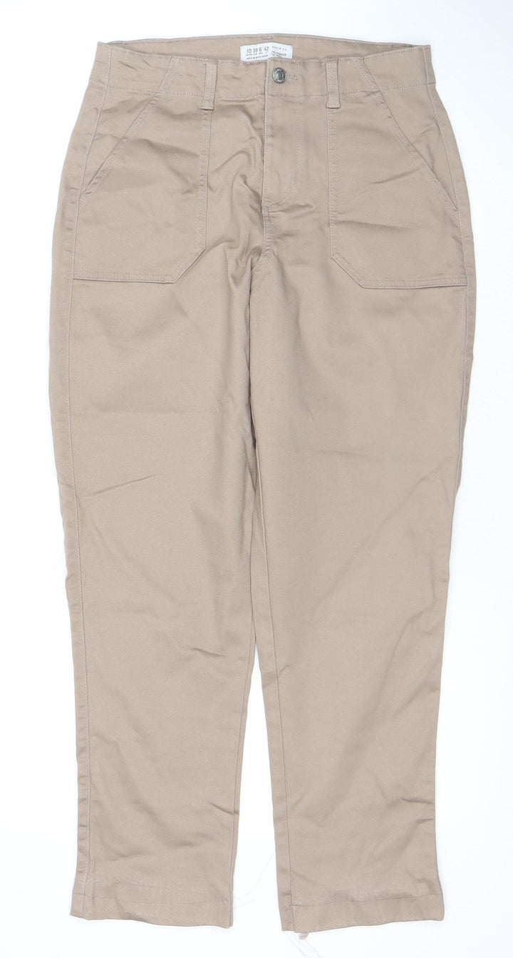 Primark Women’s Beige Straight Jeans Size 10 Regular Fit